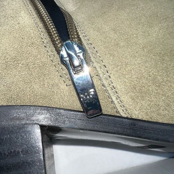 Marc Fisher Pointy Toe Booty in Medium Green Suede - Picture 9 of 9